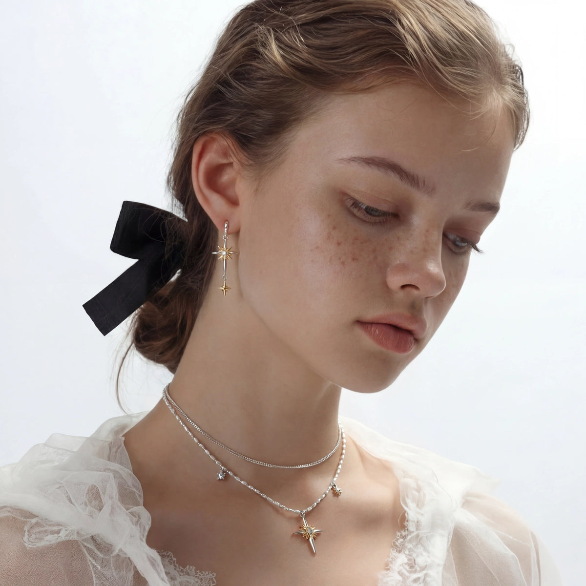 Celestial Cross Layered Set | L'atelier '92