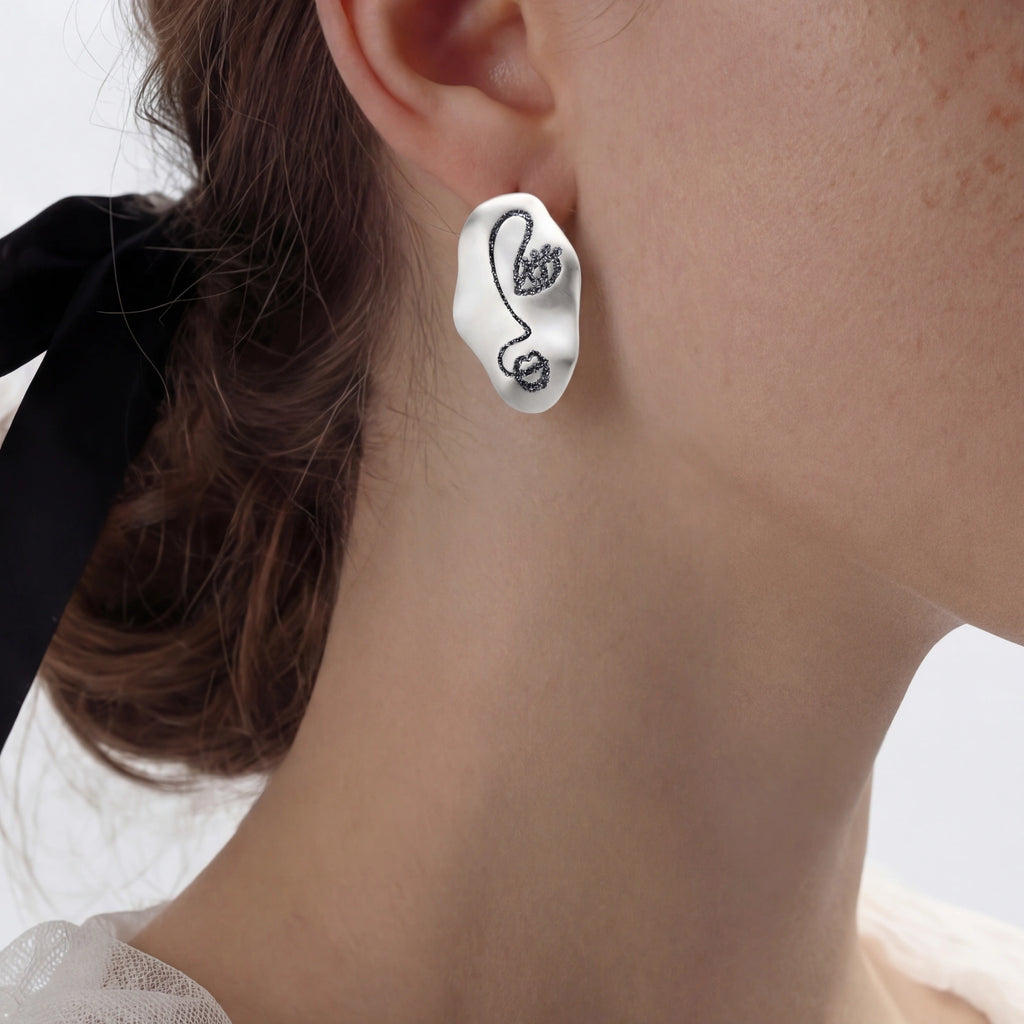 Face Art Ear Earrings | L'atelier '92