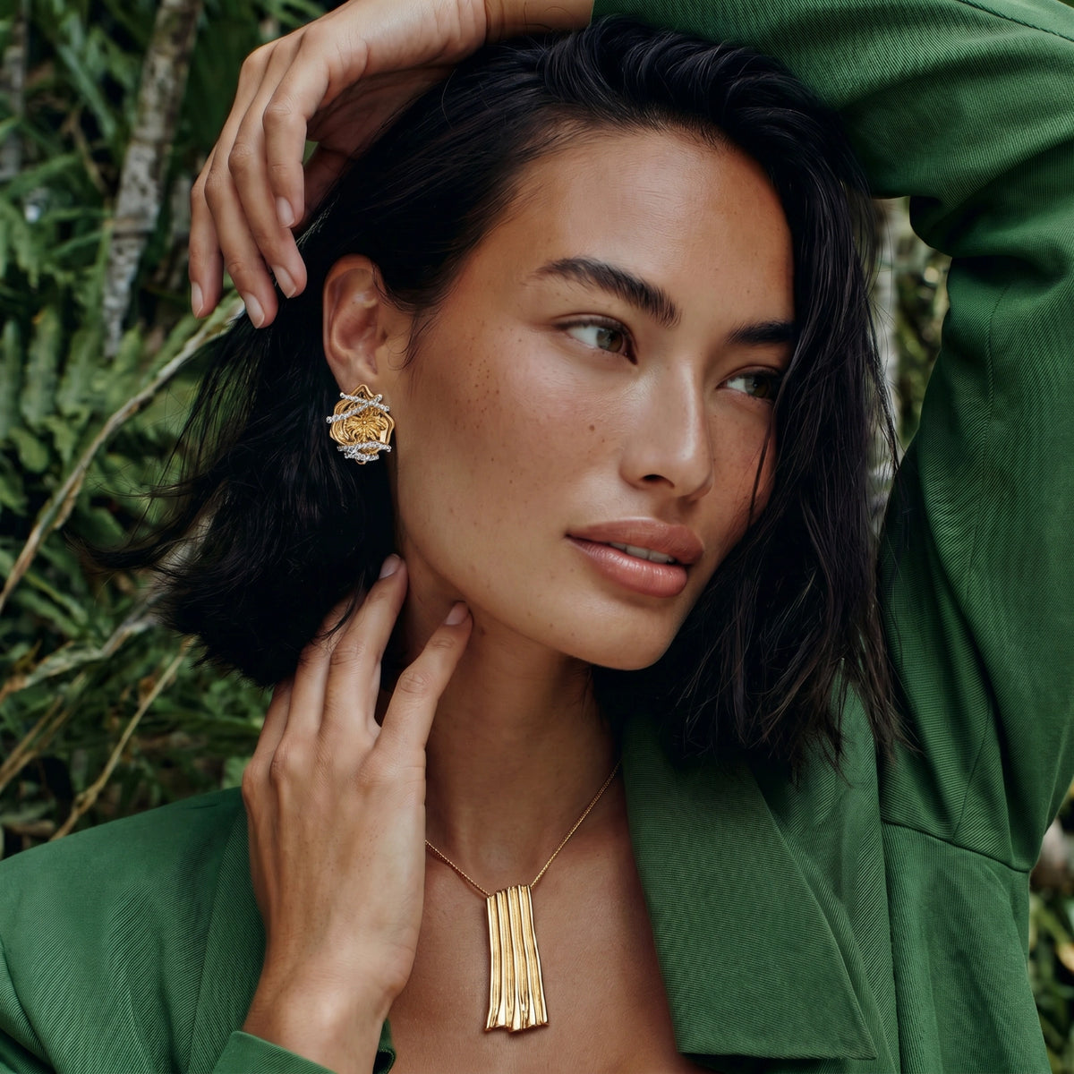 Rose Bloom Studs | L'atelier '92