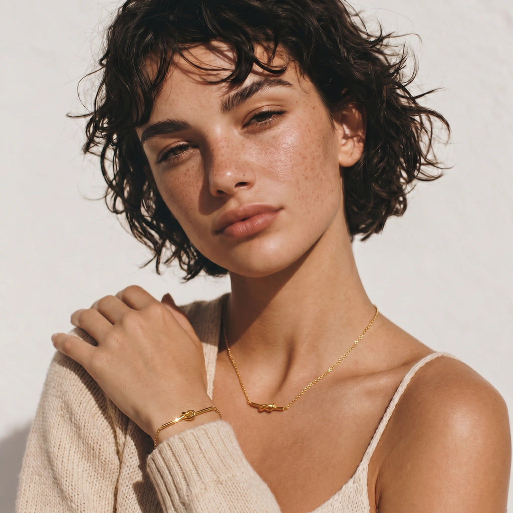 Twisted Knot Bar Bracelet | L'atelier '92