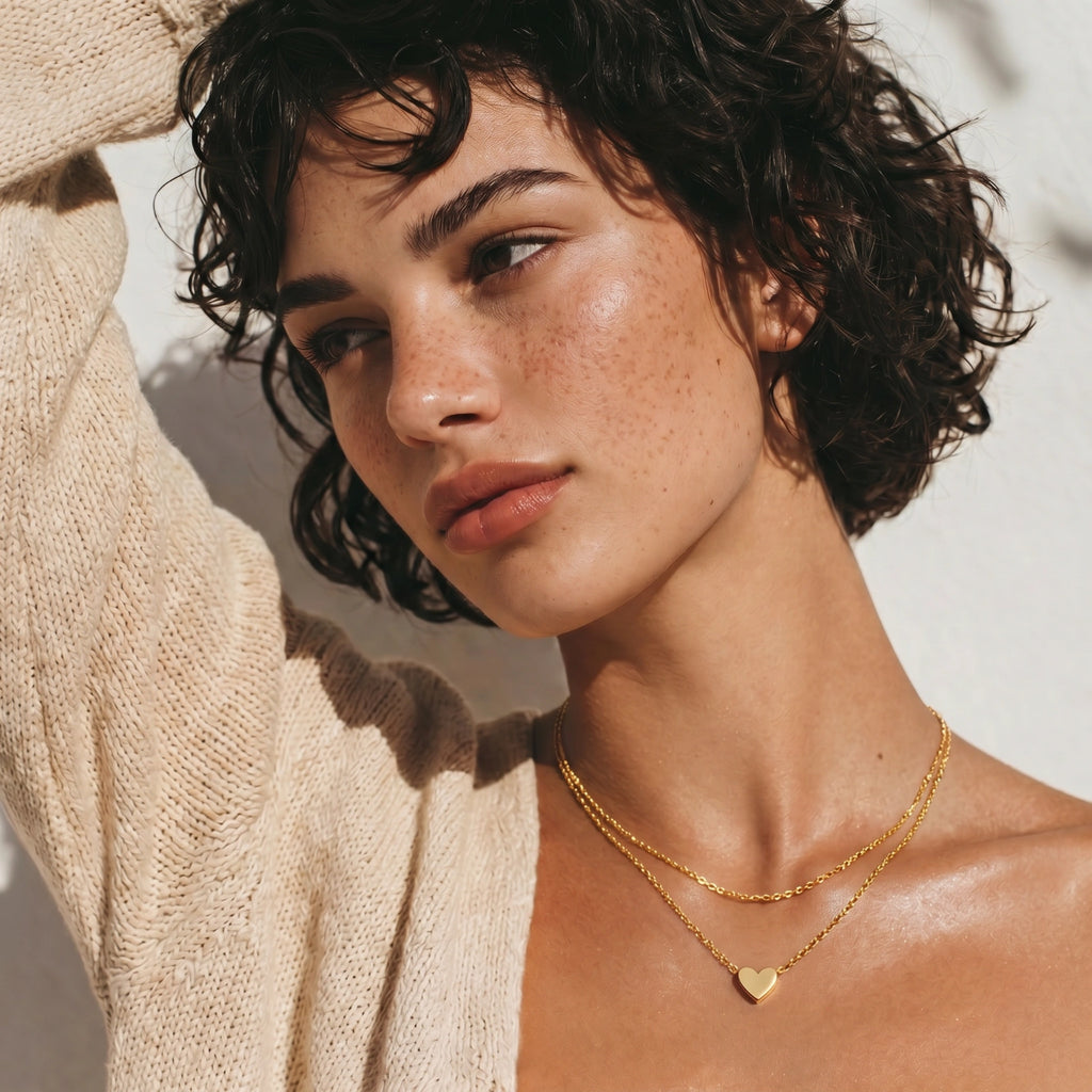 Layered Heart Necklace | L'atelier '92