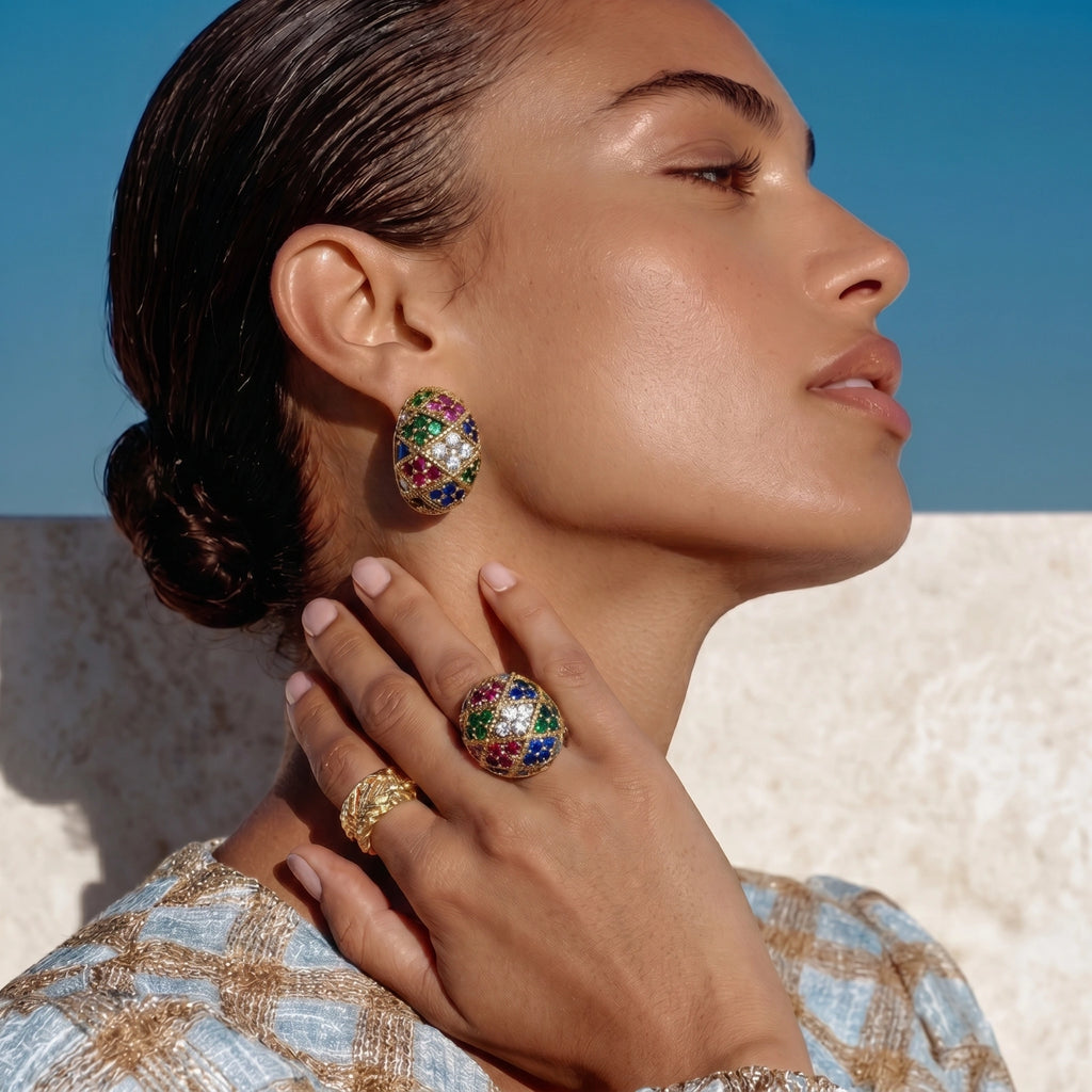 Empress Mosaic Ring | L'atelier '92