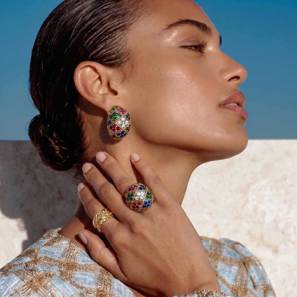 Empress Mosaic Ring | L'atelier '92