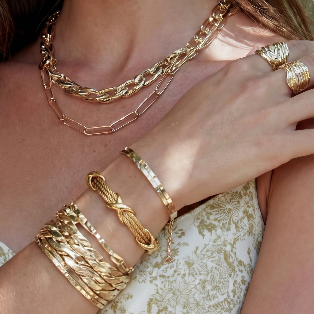 Cross Knot Cable Bracelet | L'atelier '92