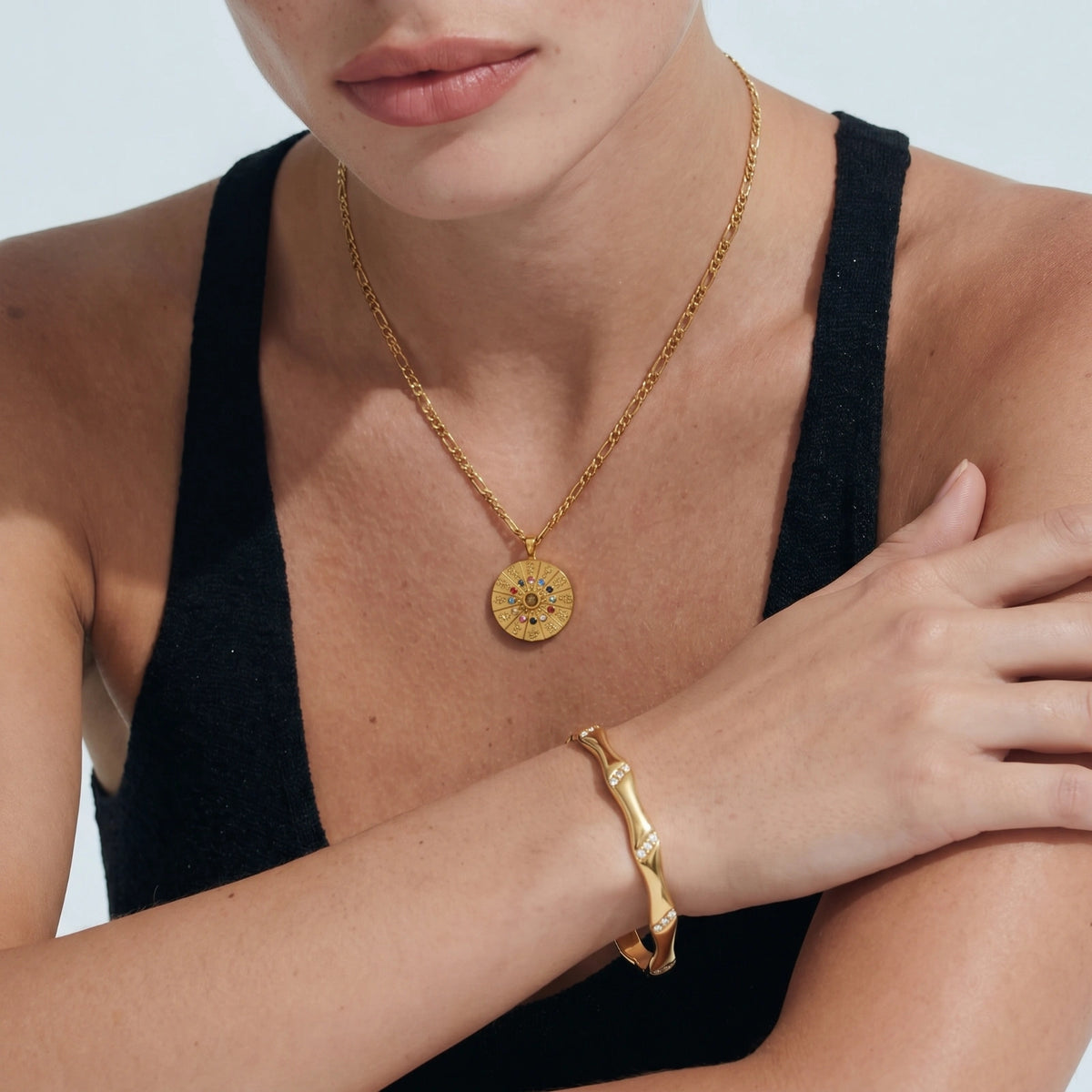 Zodiac Wheel Necklace | L'atelier '92