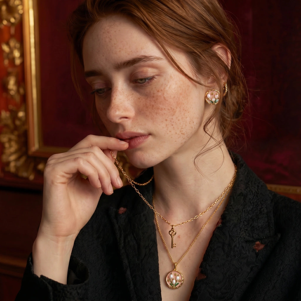 Garden Pearl Studs | L'atelier '92