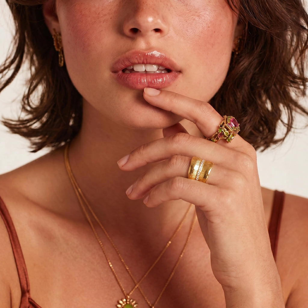 Ridged Luxe Cuff Ring | L'atelier '92